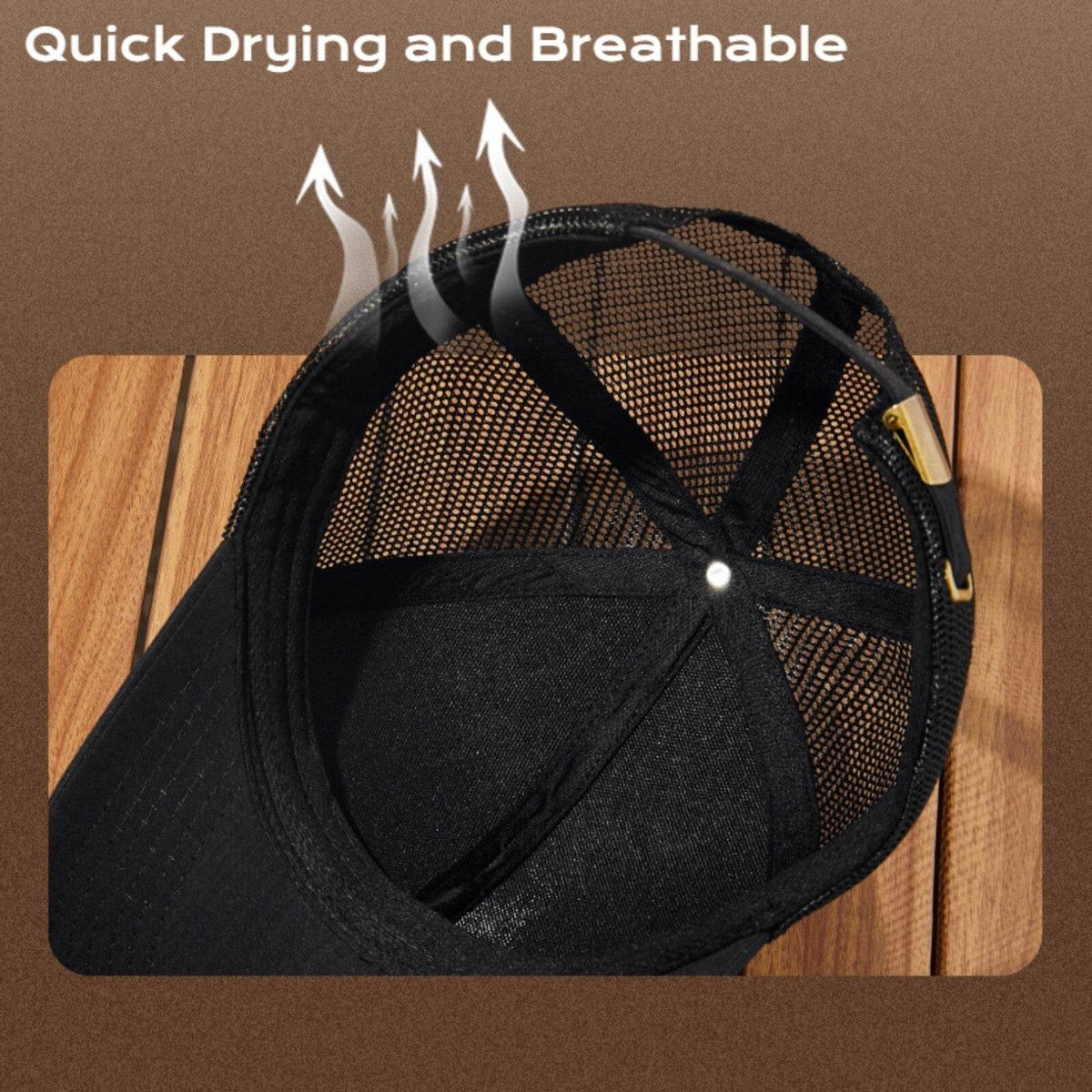 Baseball Cap for Men Women - Breathable Sun Hat for Running Outdoor - Sun Protection Water Repellent Baseball Cap - Movagear
