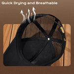 Baseball Cap for Men Women - Breathable Sun Hat for Running Outdoor - Sun Protection Water Repellent Baseball Cap - Movagear