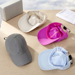 Summer Wide Brim Sun Protection Hat for Women Men Soft Quick Drying Baseball Cap