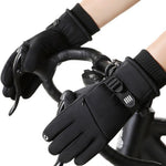 Winter Cycling Gloves - Outdoor Sports Windproof Waterproof Skiing Gloves