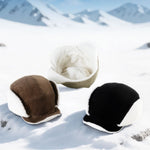 Retro Winter Hat with Ear Protection for Men Women - Thermal Trapper Hat