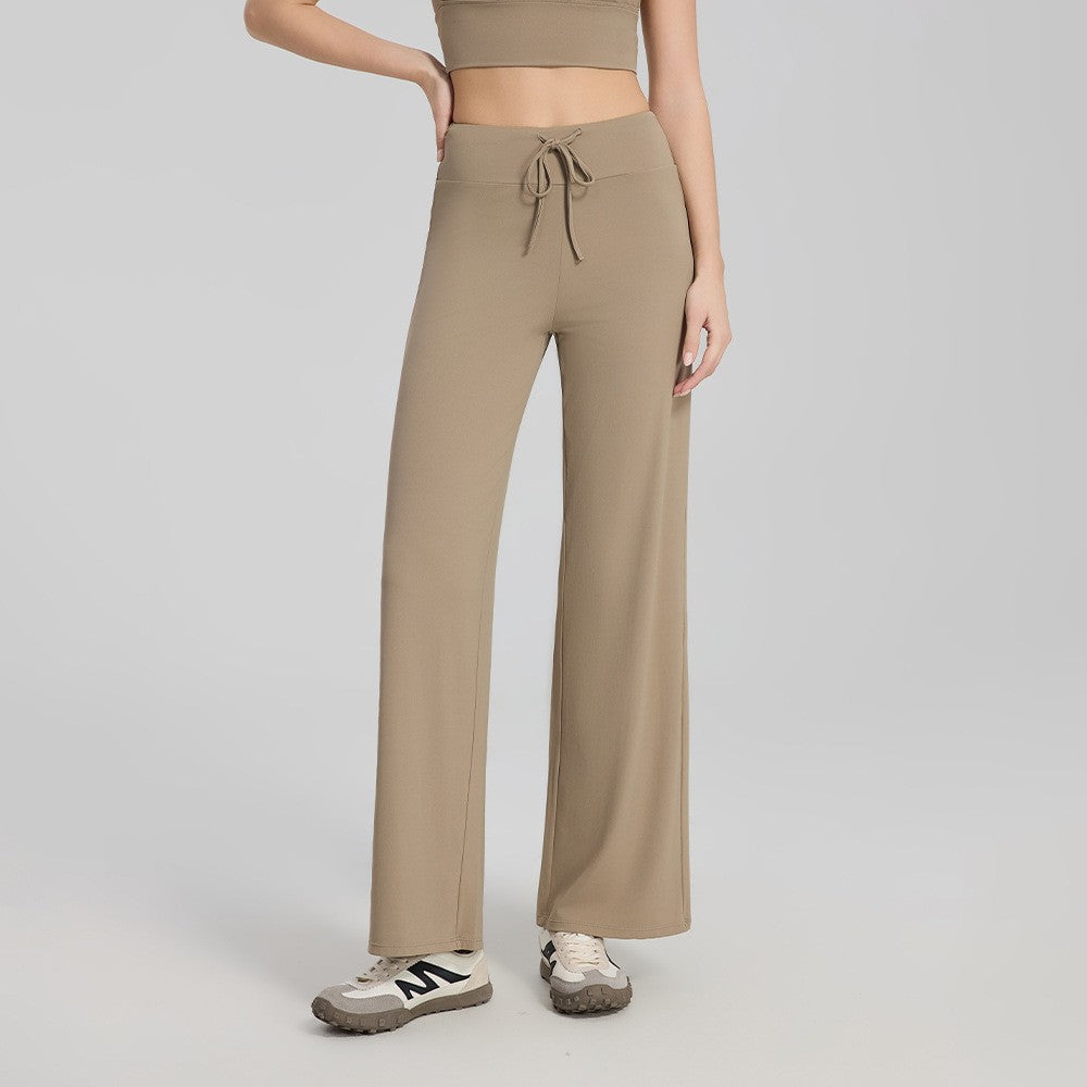 Spring Fall Wide Leg Sports Pants for Women - Running Yoga Pants - CK3677