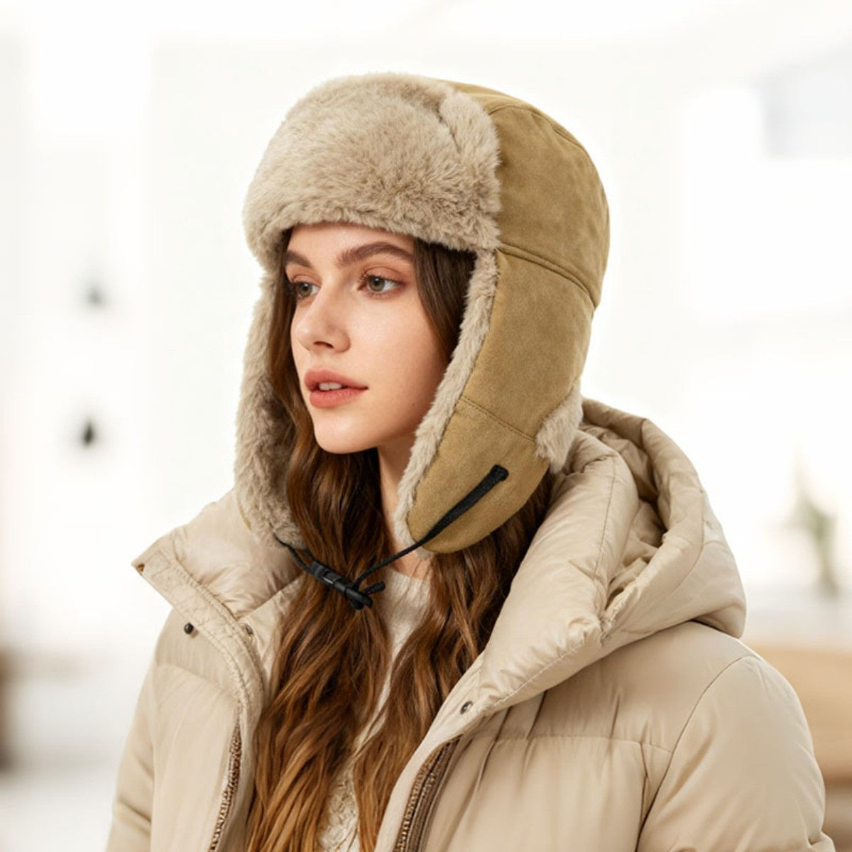 Winter Trapper Hat for Men Women - Aviator Hat Warm Hat for Skiing Hunting