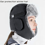 Winter Trapper Hat - Faux Fur Ear Flap Warm Aviator Cap For Men Women Outdoor