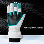 Winter Ski Gloves for Men Women - Thermal Snow Gloves for Cycling Skiing Sport