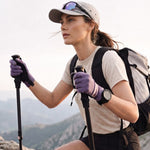 Spring / Fall Wool Blend Fabric Outdoor Gloves for Men Women Hiking, Cycling