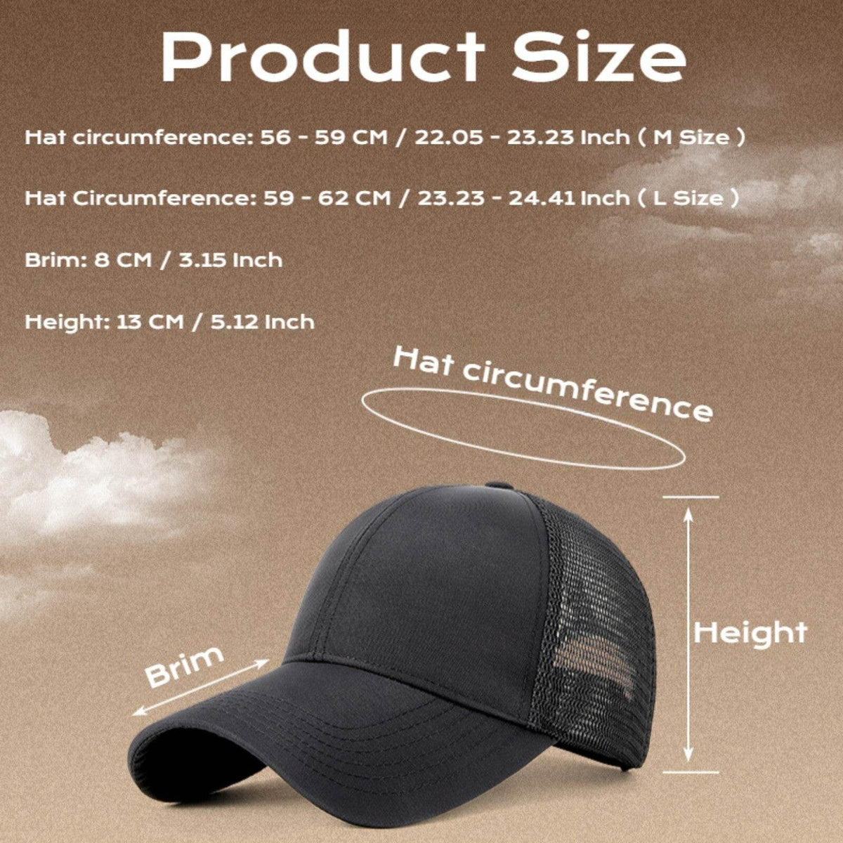 Baseball Cap for Men Women - Breathable Sun Hat for Running Outdoor - Sun Protection Water Repellent Baseball Cap - Movagear