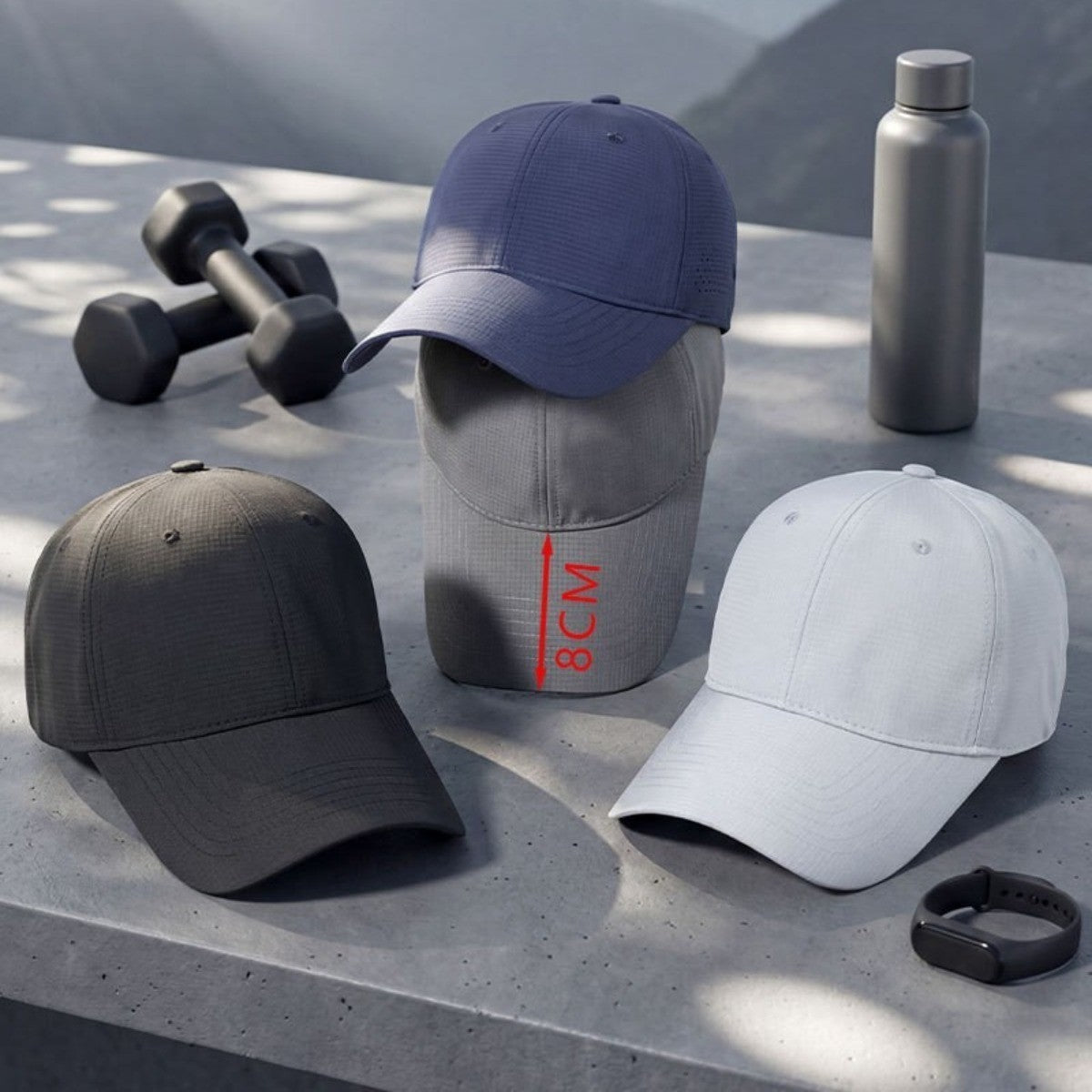 Summer Baseball Cap for Men Women - Breathable Sport Running Outdoor Sun Hat