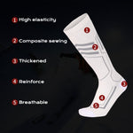 Ski Socks Thermal Warm - Winter Thick Knee High Snowboarding Socks For Unisex