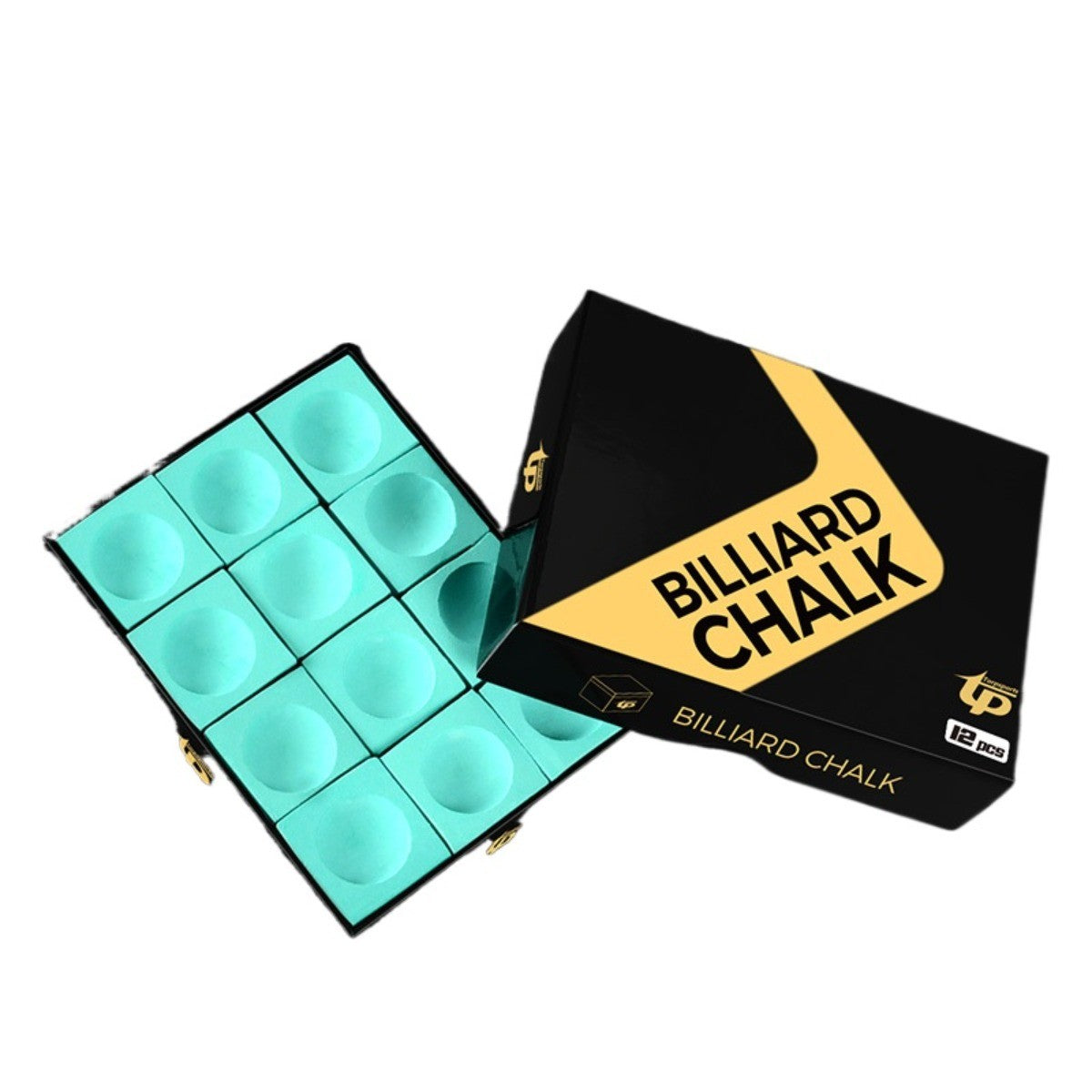 2PCS / 12 PCS Cup Pool Cue Chalk for Billiards Snooker Billiards Chalk