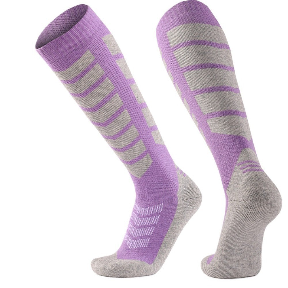 Snow Socks for Autumn Winter - Professional Warm Ski Socks for Men Women