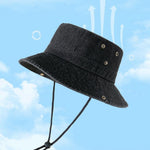 Wide Brim Bucket Hat for Men Women - Outdoor Hiking Sun Hat - Fishing Hat