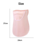 UPF50+ Women's Face Mask Neck Gaiter Scarf Breathable Sun Protection Face Cover
