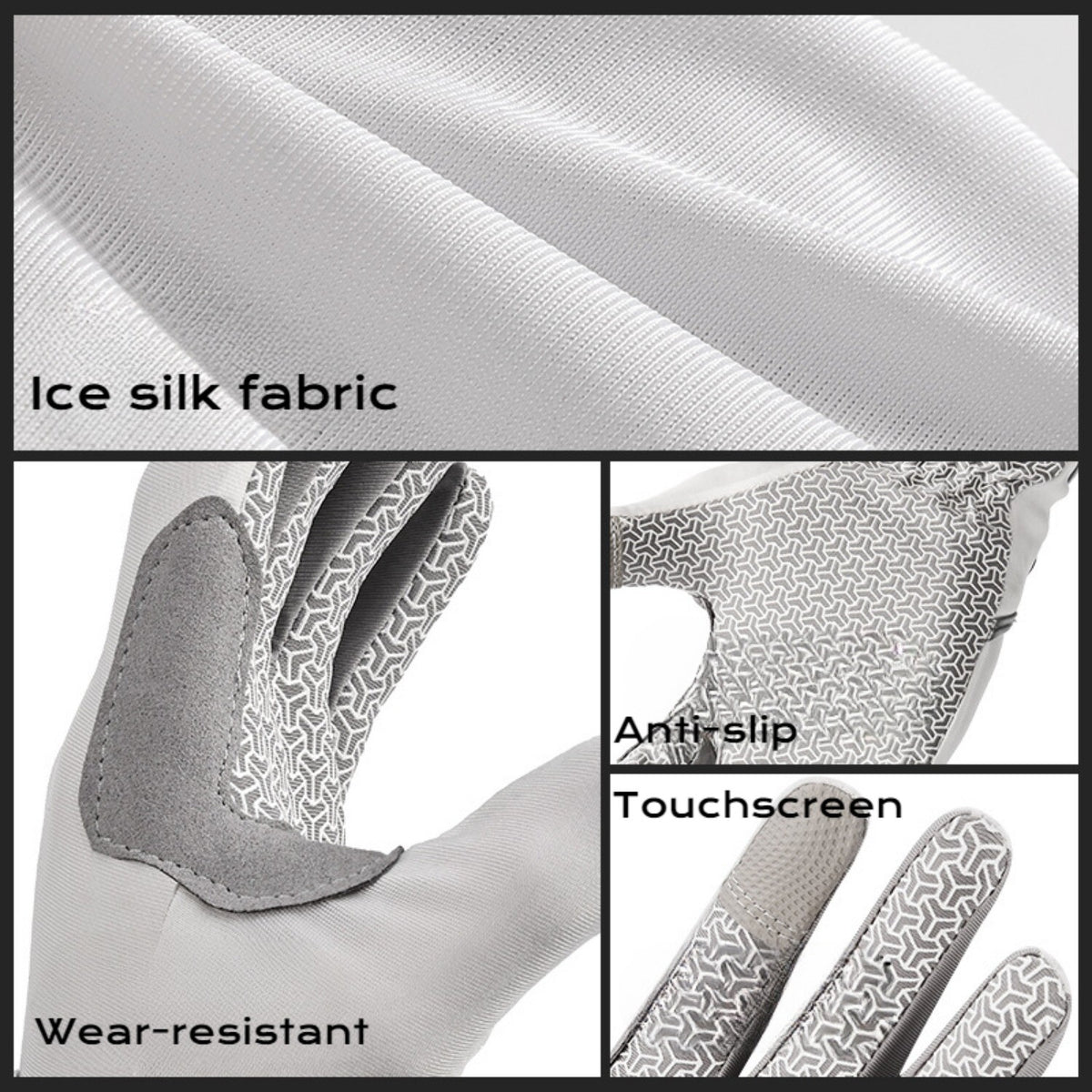 Horse Riding Gloves for Men Women - Ice Silk Touch Screen Equestrian Gloves