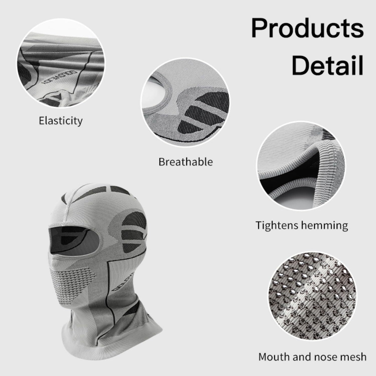 Balaclava Cold Weather Face Mask Winter Ski Mask Thermal Hood for Men Women