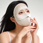 Real Silk Sun Protection Mask for Women Full Face Breathable UV Protection Mask