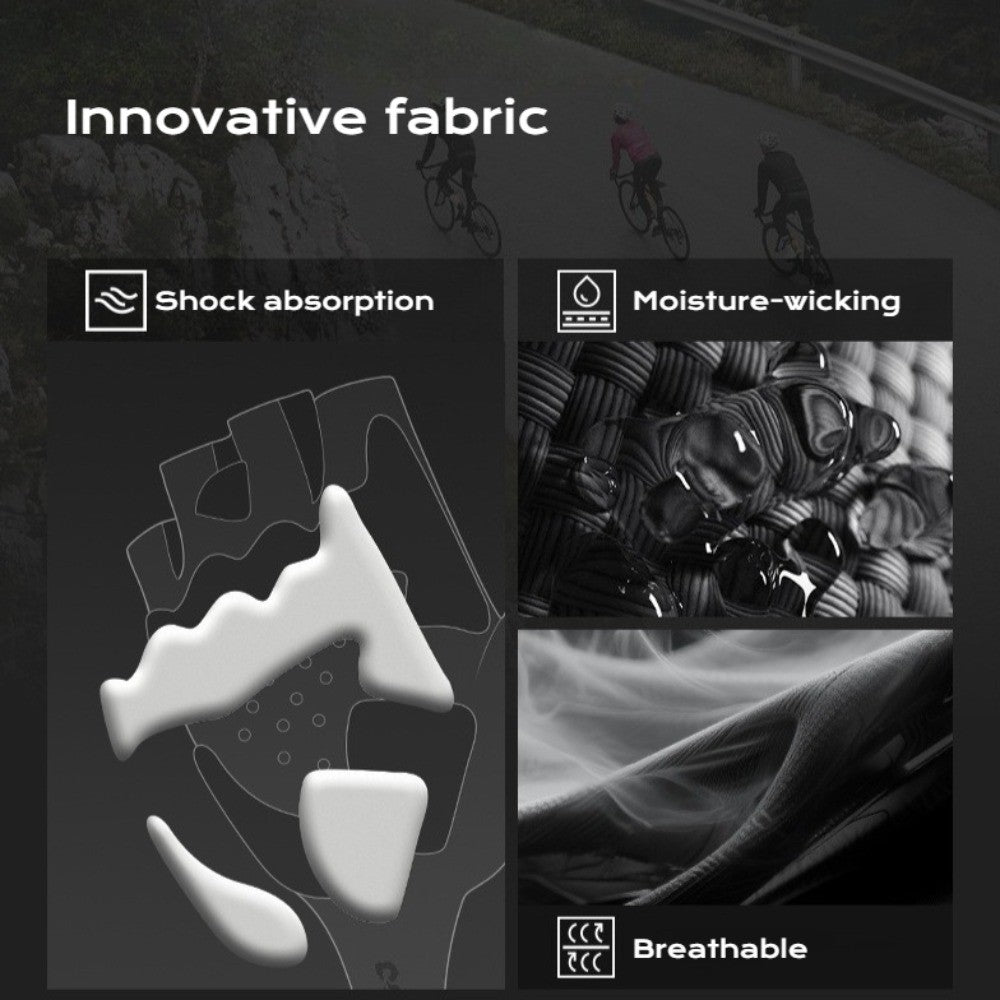 Cycling Gloves for Men Women - Mountain Bikes, Half Finger Breathable Gloves