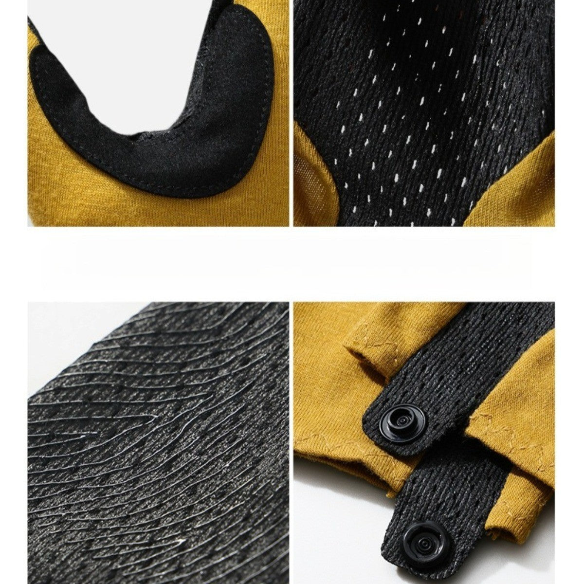 Spring / Fall Wool Blend Fabric Outdoor Gloves for Men Women Hiking, Cycling