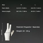 Billiards Gloves with Anti-slip, Breathable Snooker Pool Gloves for Left Hand