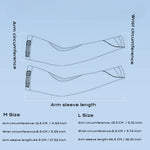 UV Sun Protection Arm Sleeves for Men Women - Compression Cooling Arm Sleeve
