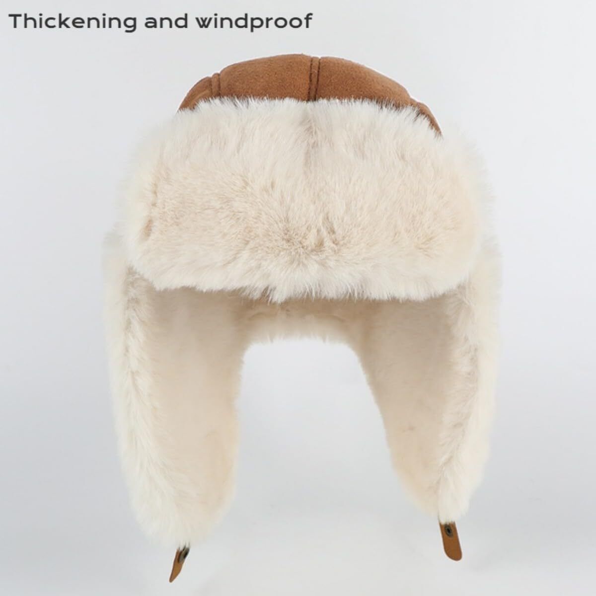Faux Fur Trapper Hat Aviator Cap Trapper