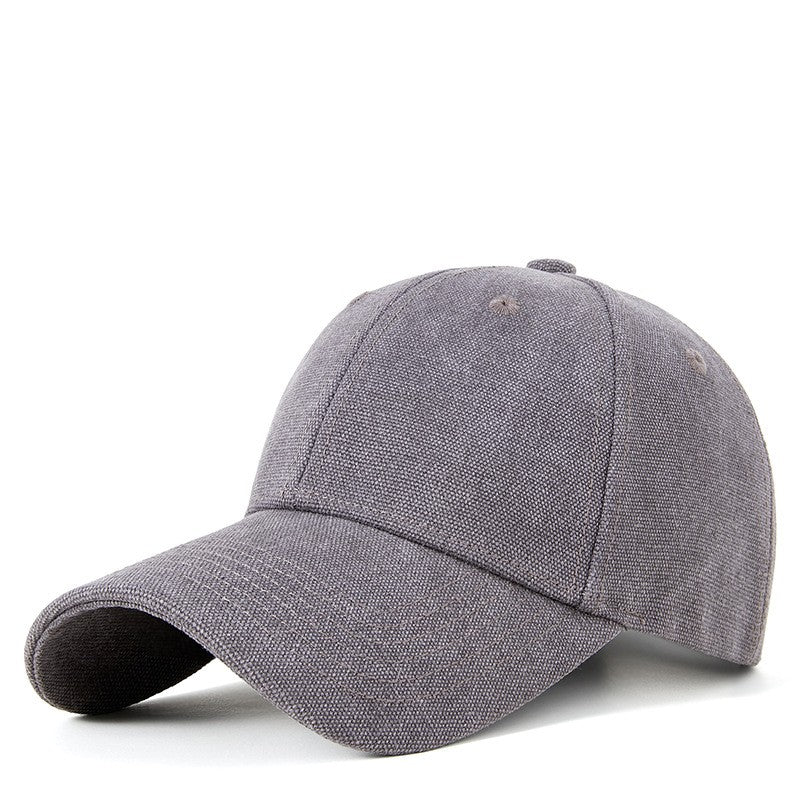 Spring Summer Vintage Cotton Baseball Cap - Windproof and Warm Baseball Cap