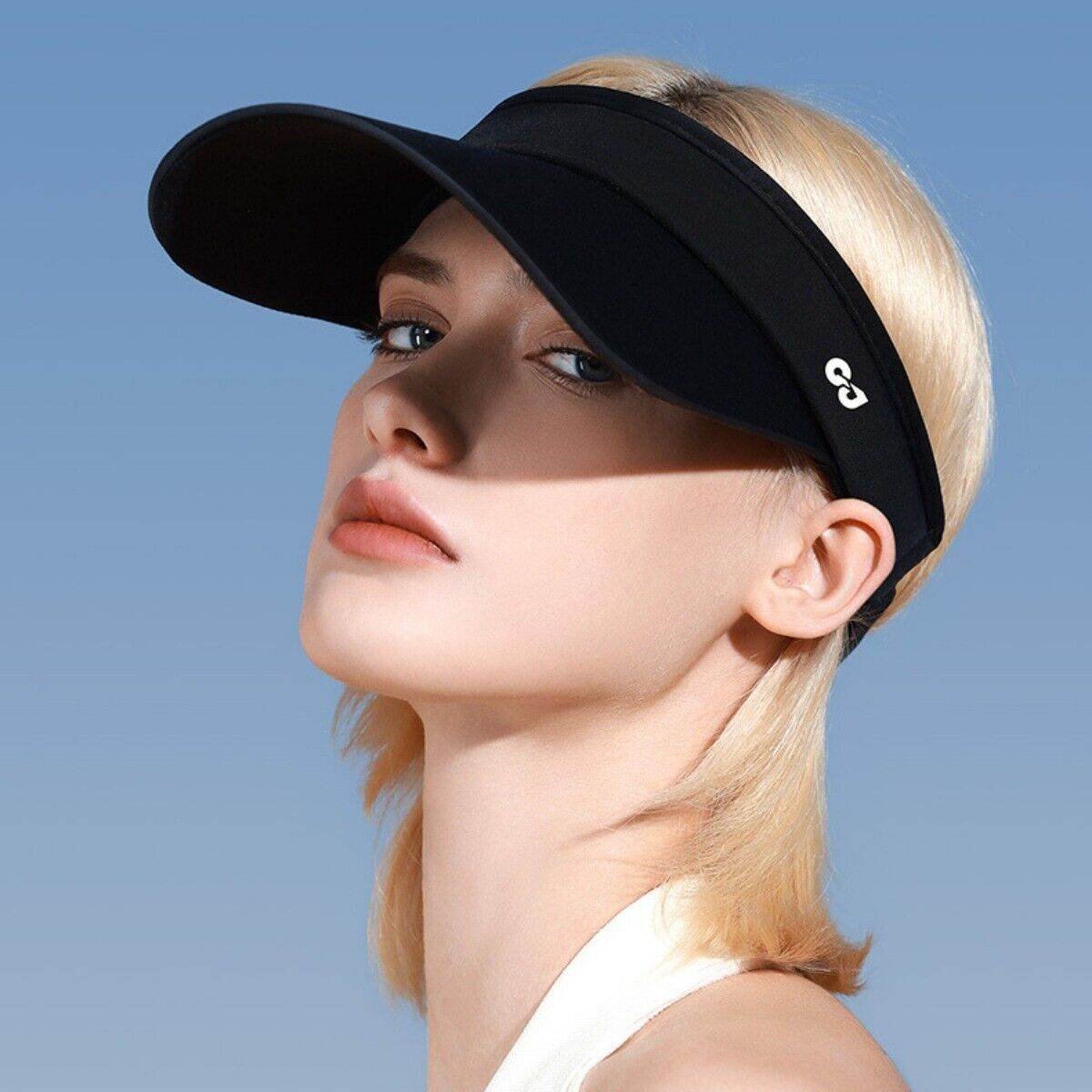 Sun Visor Hat Sports Cap Golf Tennis Beach Adjustable Summer - Visor for Women - Movagear