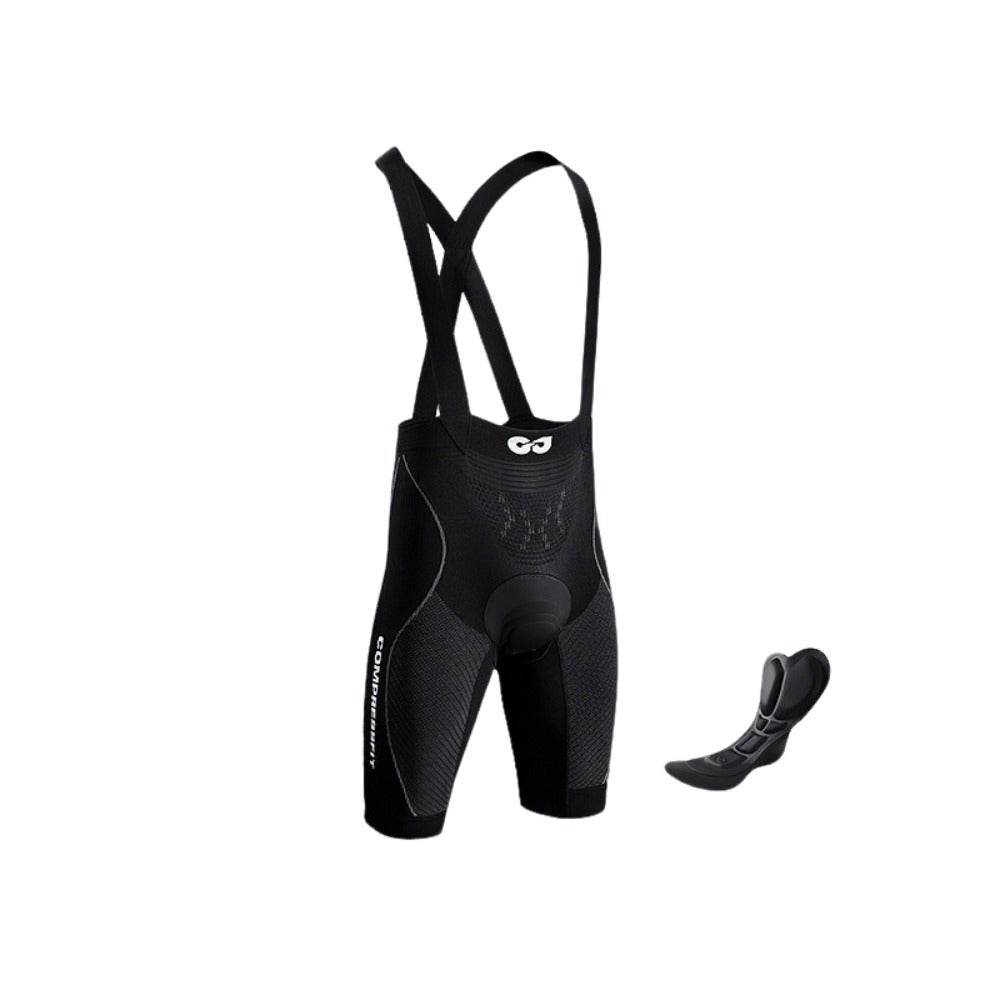 Cycling Bib Shorts with Shock Absorbing Cushion for Men - Movagear