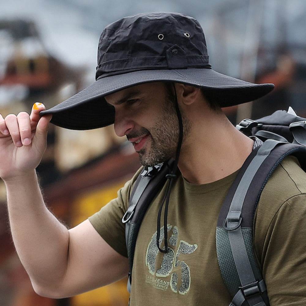 Big Brimmed Hat Outdoor Fisherman Hat - Movagear
