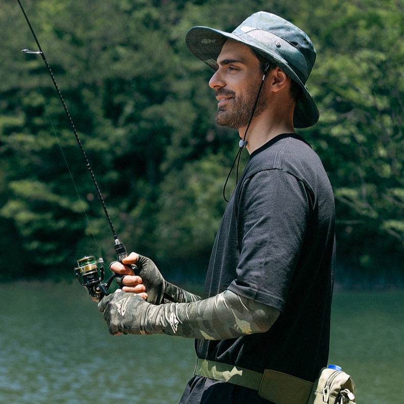 UPF50+Summer Sunscreen Fishing Gloves