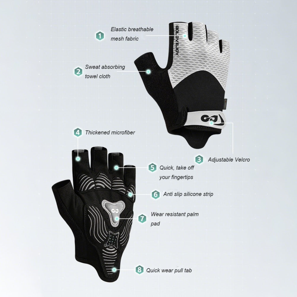 Cycling Fingerless Gloves