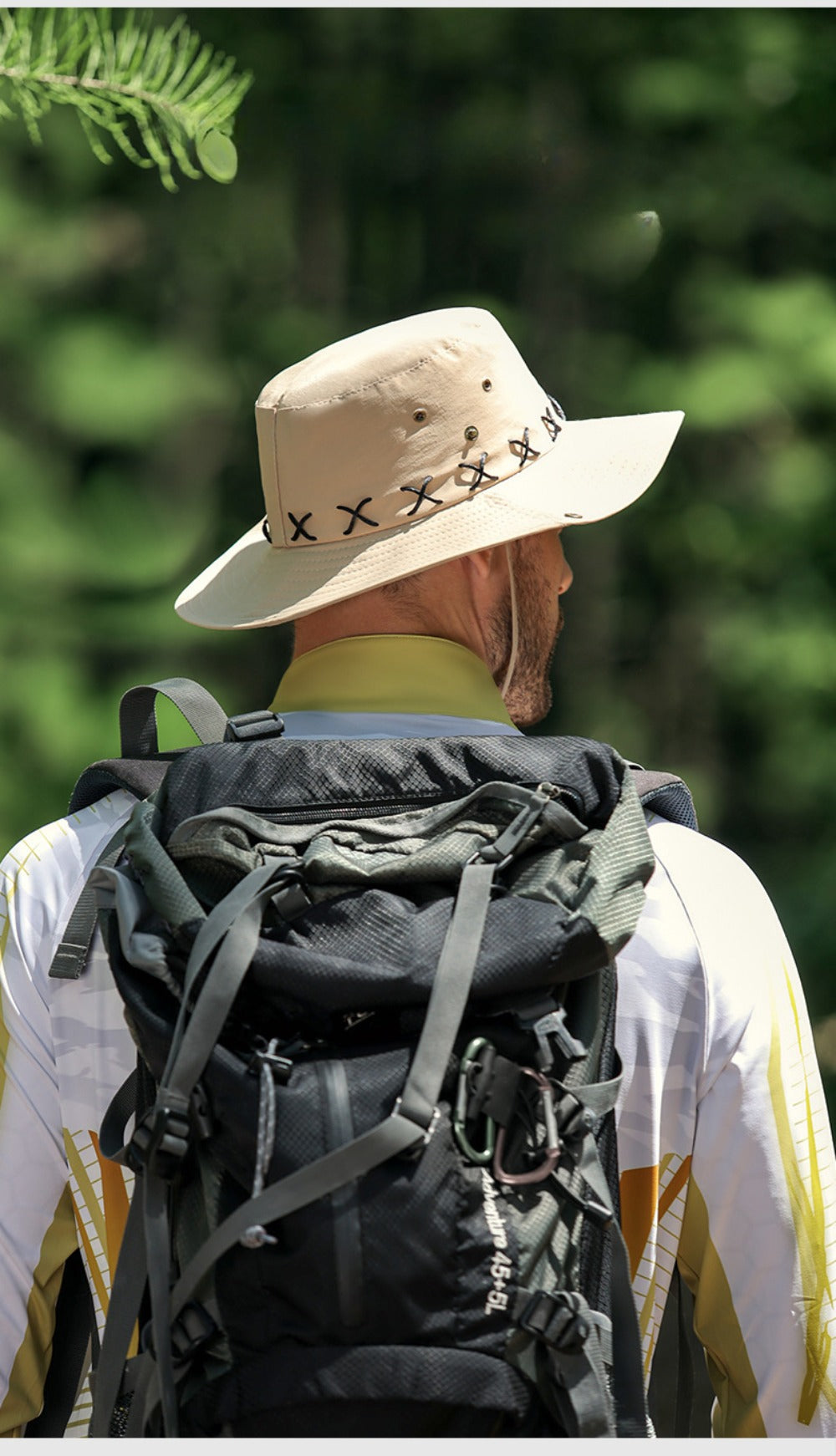 UPF50+ Thread Decoration Fisherman Hat