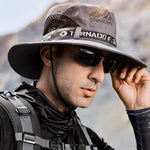UPF50+ Letter Printed Fisherman Hat - Movagear
