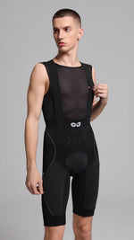 Cycling Bib Shorts with Shock Absorbing Cushion for Men - Movagear