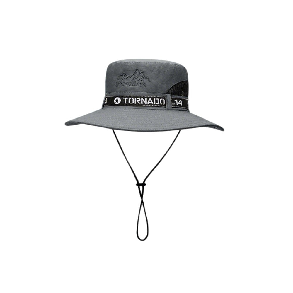 UPF50+ Letter Printed Fisherman Hat