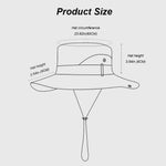 UPF50+ Letter Printed Fisherman Hat - Movagear
