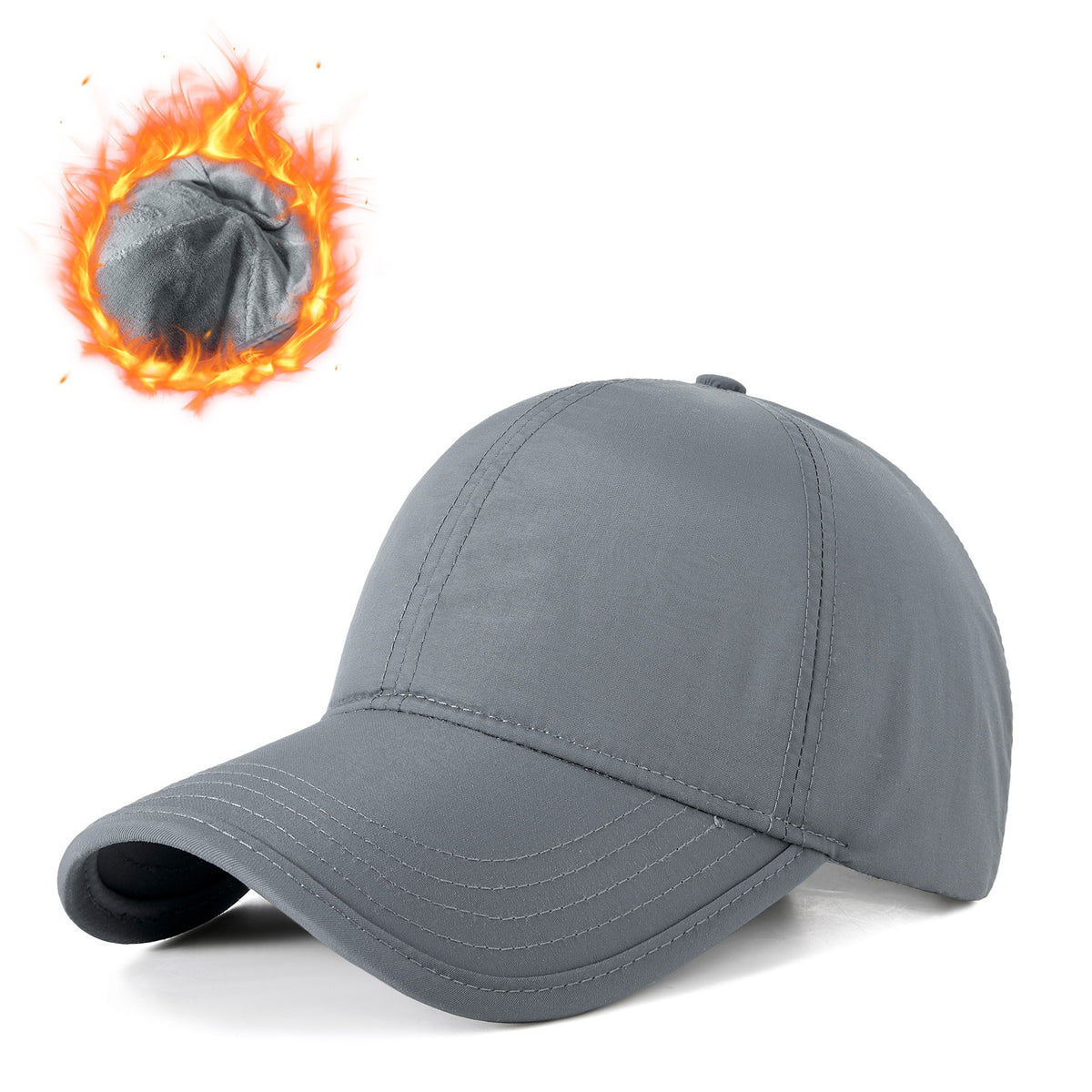 Baseball Cap with Fleece - Waterproof Warm Baseball Cap for Men Women