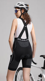 Cycling Bib Shorts with Shock Absorbing Cushion for Women - Movagear