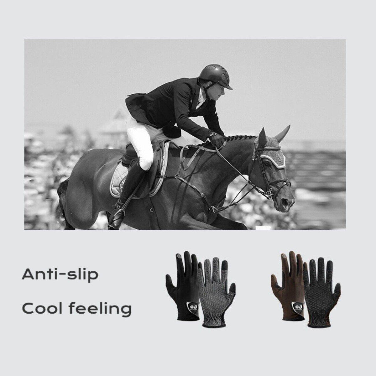 Ice Silk Equestrian Gloves - Movagear