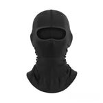 Black full face balaclava with breathable fabric by Movagear for outdoor activities