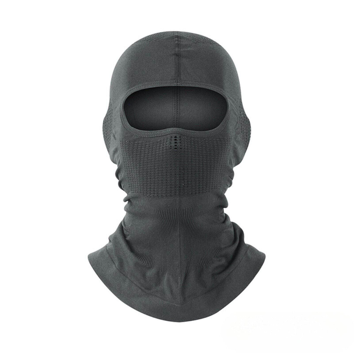 Movagear black balaclava face mask with breathable fabric and full head coverage
